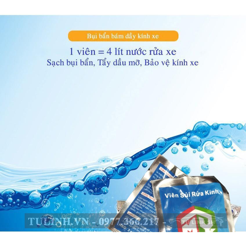 Viên Sủi Rửa Kính Ô tô Tiện Dụng Loại Tốt Giá Rẻ SIGO