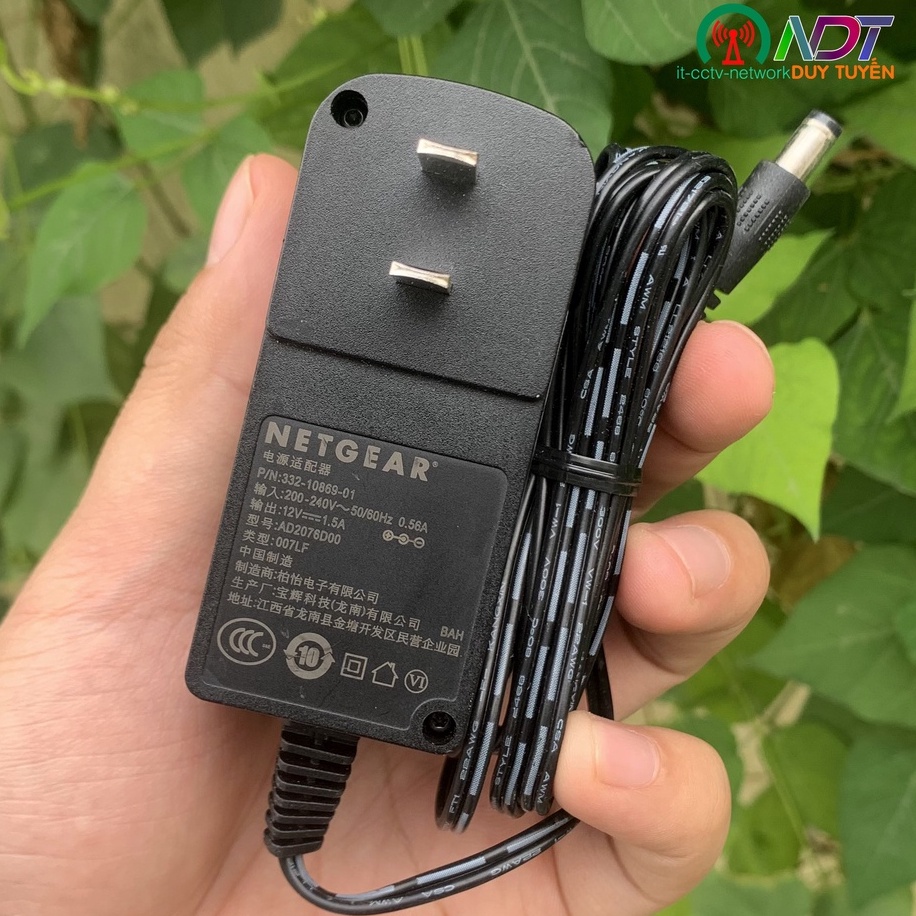 ✔️ Nguồn Adapter 12V 1.5A - NETGEAR - Màu  Đen