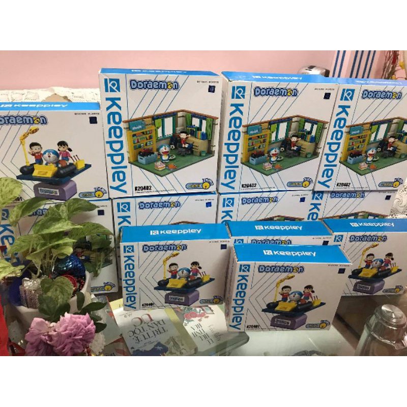 Bộ lắp ráp trí tuệ doremon tuổi thơ hộp đẹp