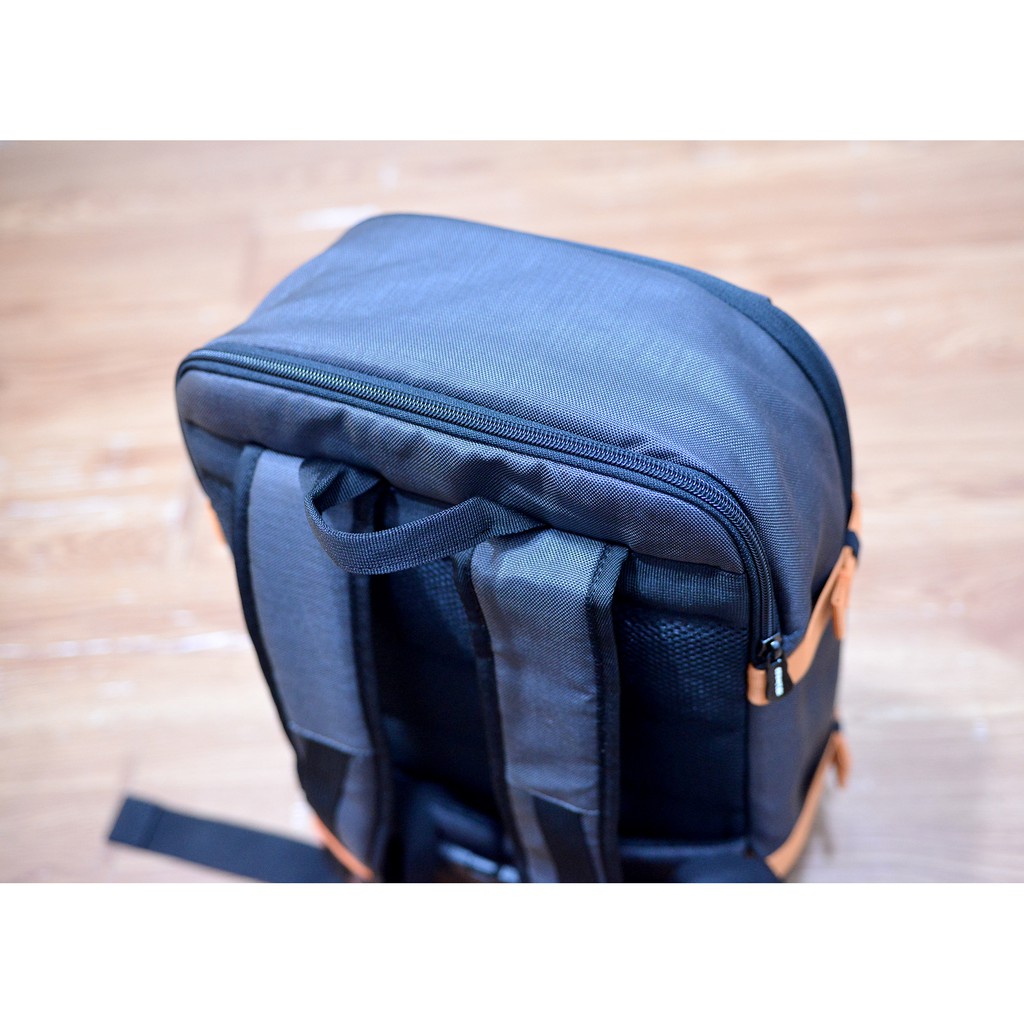 Balo Crumpler Proper Roady Full Photo màu xám phối cam