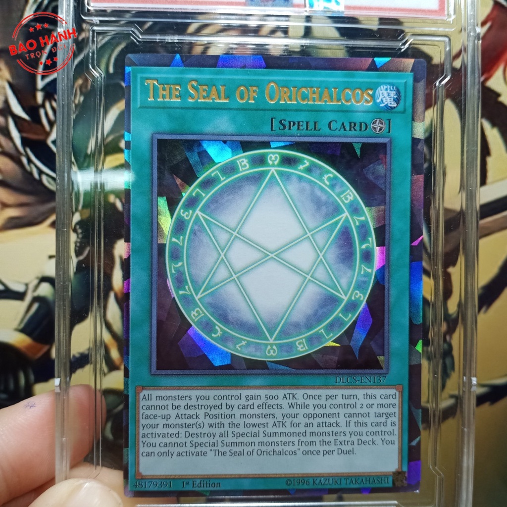 Yugioh Bài Yugi Muto lá The seal of Orichalcos ấn cô chú phong ấn Orichalcos 1458 D5 47