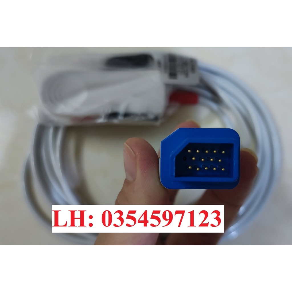 Dây cảm biến đo SpO2 tương thích Monitor Nihon Kohden PVM 2701, TR BSM 6000, J BSM 9100, PT BSM 1700 series, BSM 3500