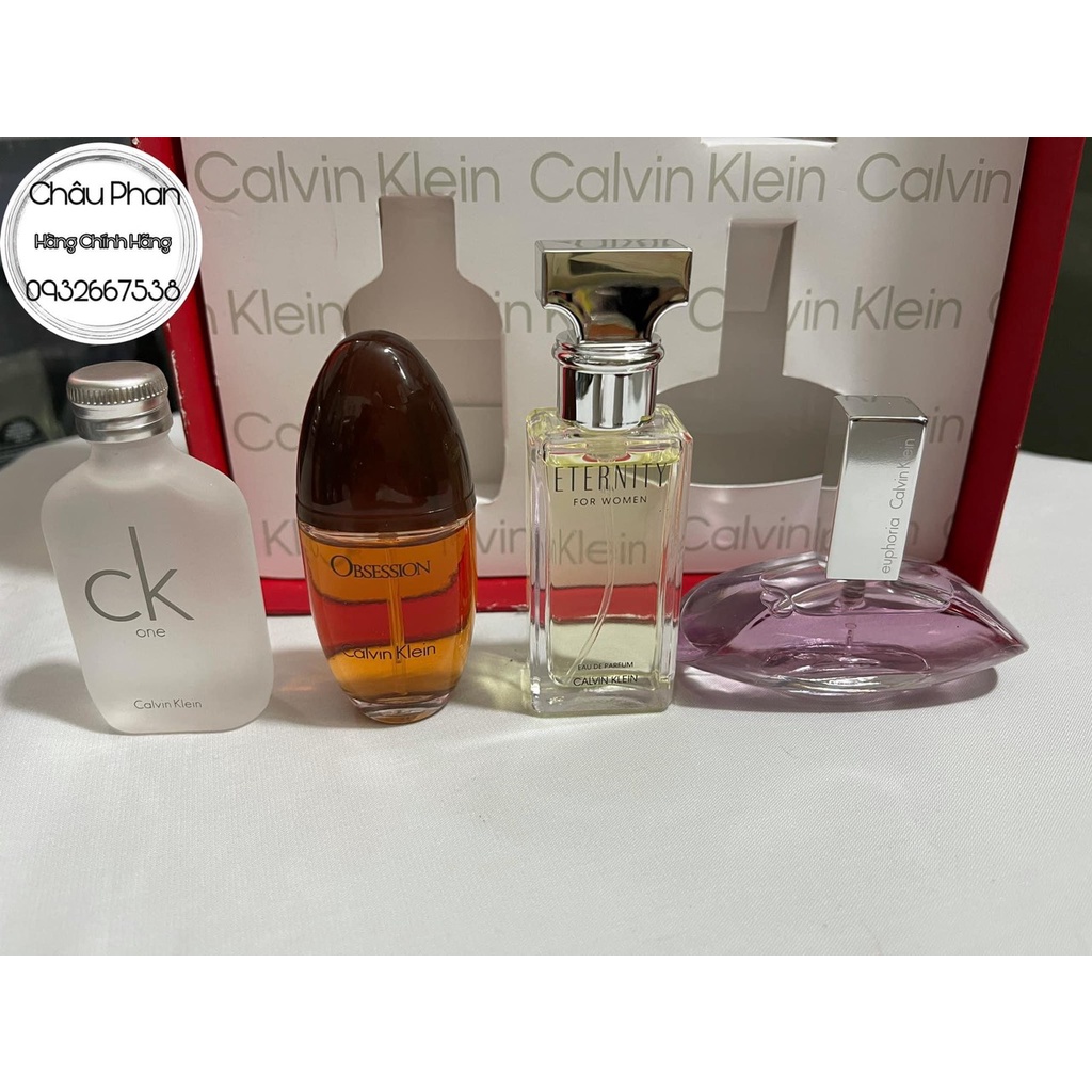 ⚡ Set gồm 4 dòng nước hoa best seller của Calvin Klein