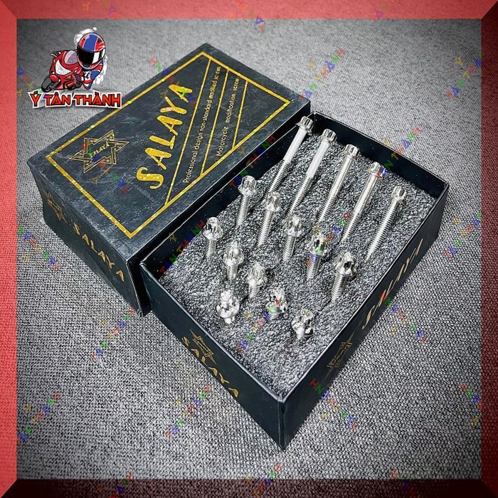 Bộ ốc lốc máy salaya wave,dream 100 16 con MS649