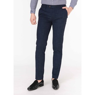 Quần Âu Nam Biluxury Màu Tím Than Họa Tiết (3QAUH04027)