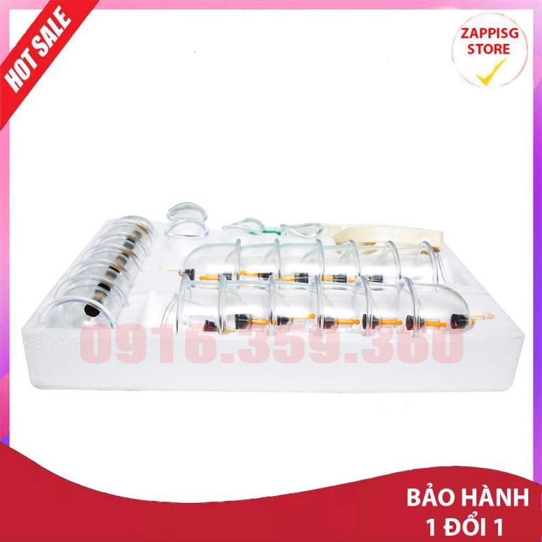 Hot,bộ giác hơi chân không không dùng lửa 24 cốc,dụng cụ giác hơi bằng nhựa,vật lí trị liệu,bảo hành toàn quốc