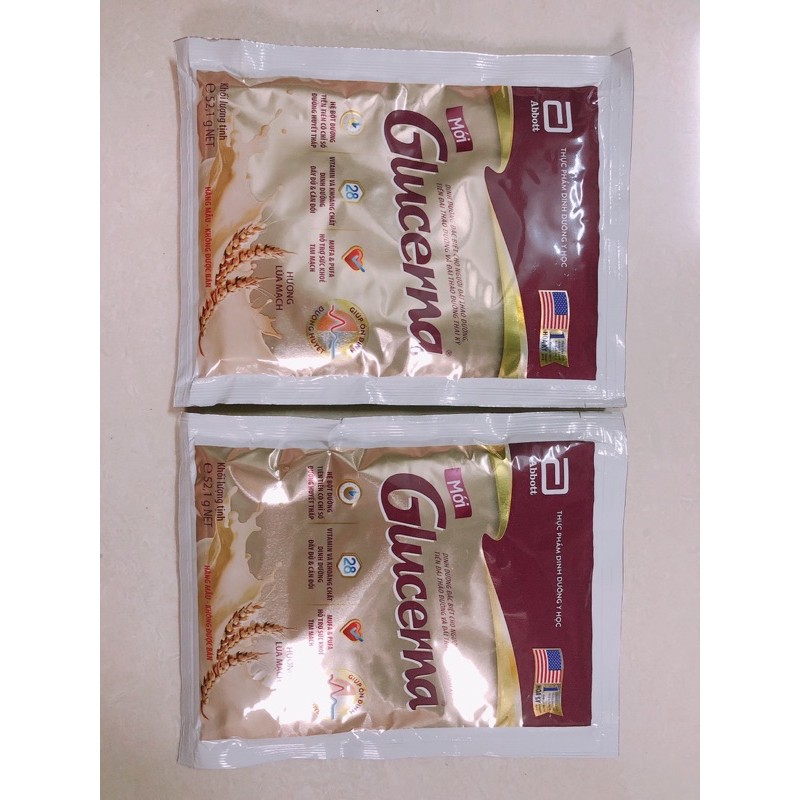 Combo 10 gói Sữa Glucerna Gói 52.2g mẫu mới