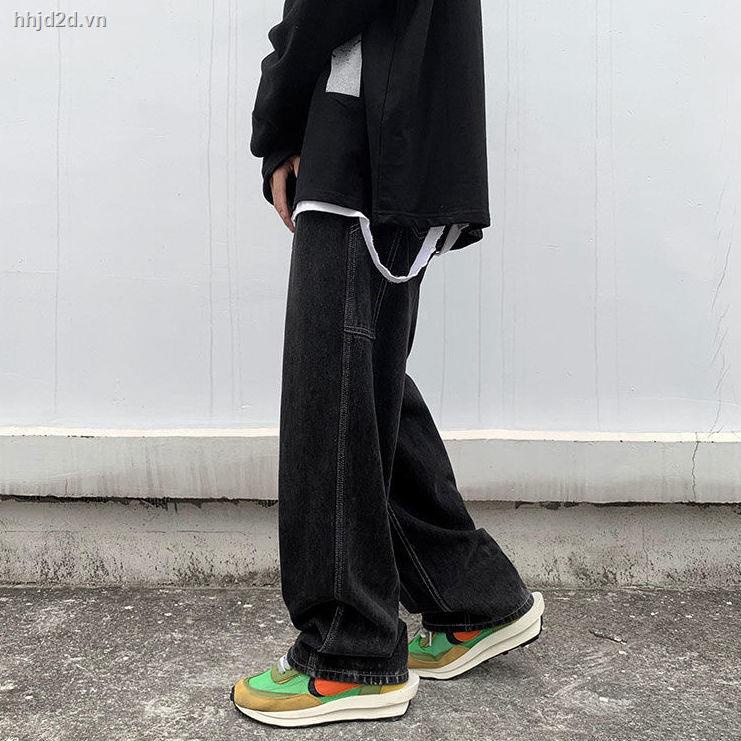 Quần jean ống rộng phong cách năng động cá tính dành cho nam