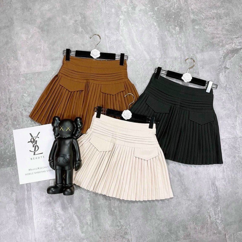 Chân váy xếp ly nắp túi lên dáng sang chảnh có lót quần trong CV8808 - NhiNhi Shop | BigBuy360 - bigbuy360.vn