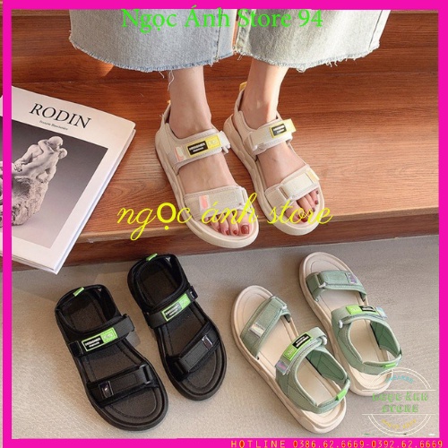 Dép quai hậu,sandal nữ đi học hàng quảng châu full size,sẵn 3 màu Ngọc Ánh store