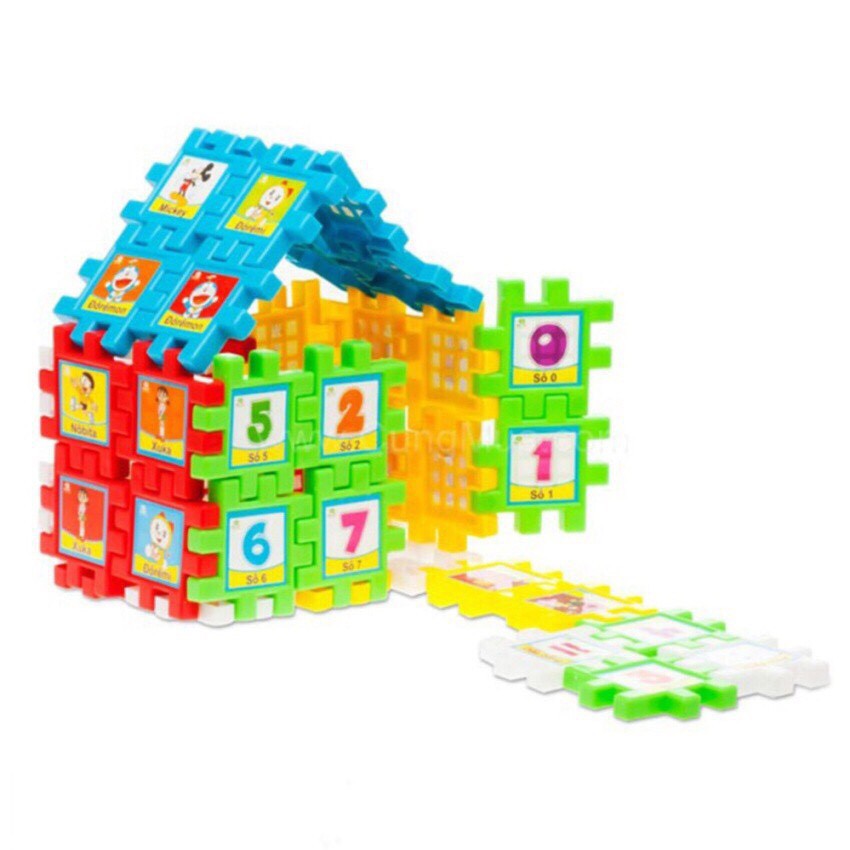 Đồ Chơi Xếp Hình Antona 40 Chi Tiết Bằng Nhựa An Toàn Cho Bé Lắp Ghép