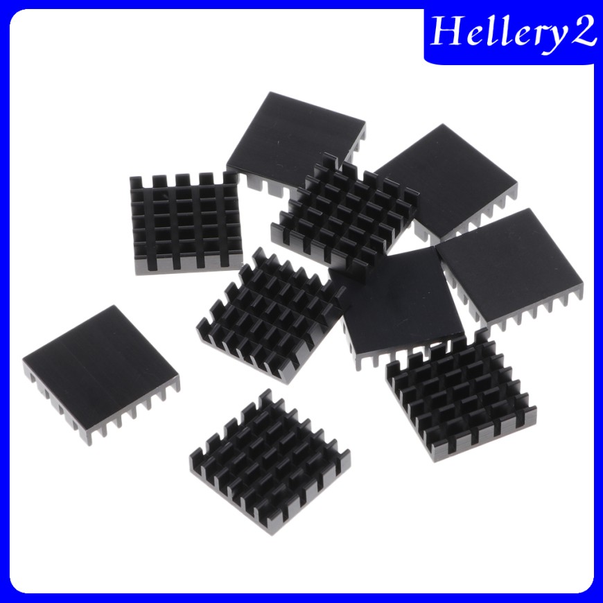 10 Miếng Tản Nhiệt Cho Cpu Máy Tính Bảng 0.75x0.75x0.2inch