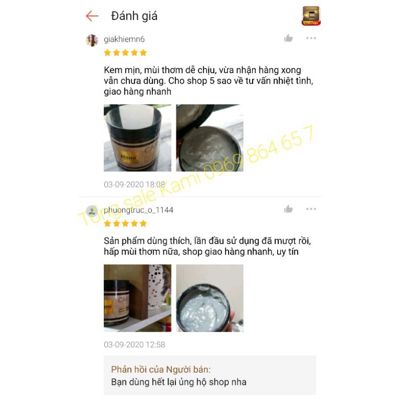 Ủ tóc tinh chất tảo biển Kami túi 500ml | BigBuy360 - bigbuy360.vn