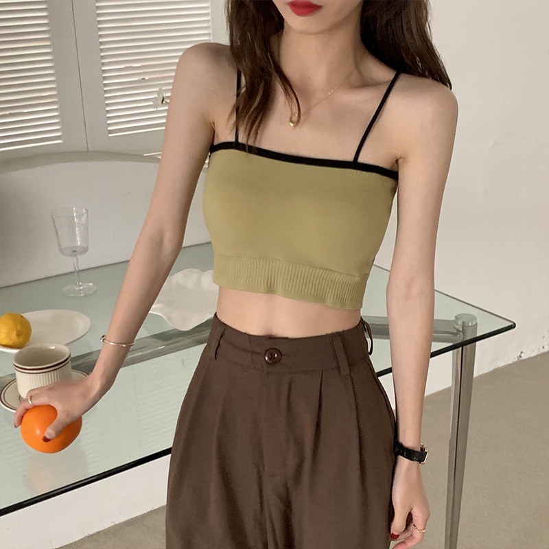 Áo Bra Quây Chất Tăm , Bra Nữ 2 Dây Viền Đen, Mút Mỏng Đồ Lót Gợi Cảm - Subo Shop
