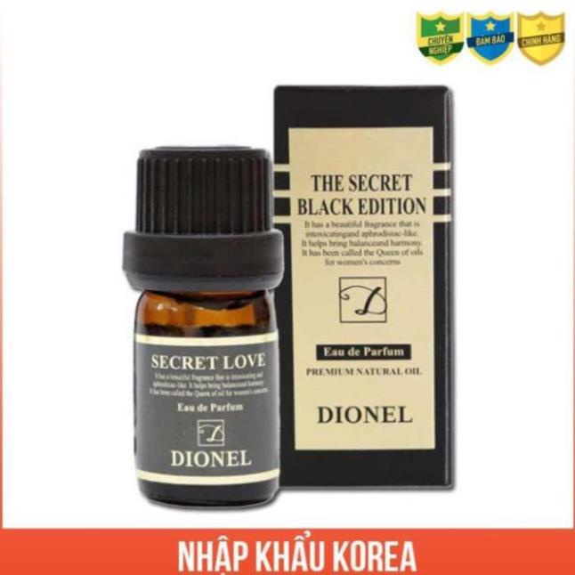 Combo 2 Lọ Nước Hoa Vùng Kín Dionel Hàn Quốc 5ml - Dionel Secret Love 5ml Korean - Đủ Màu Đen, Trắng, Xanh