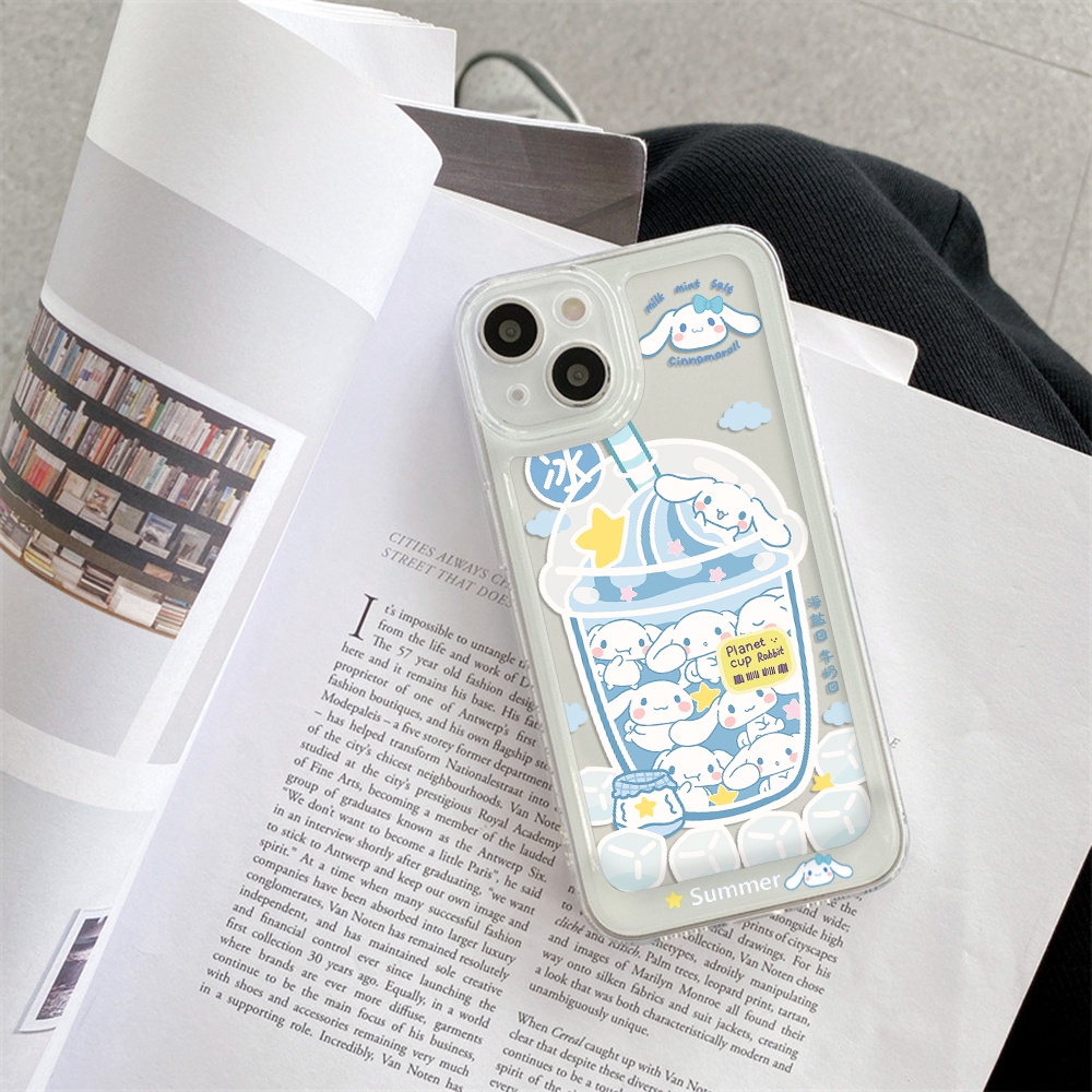 Ốp Điện Thoại Trong Suốt In Hình Cinnamoroll / Không Gian Cho iPhone 13 12 11 X XS Pro Max XR 7 8 Plus