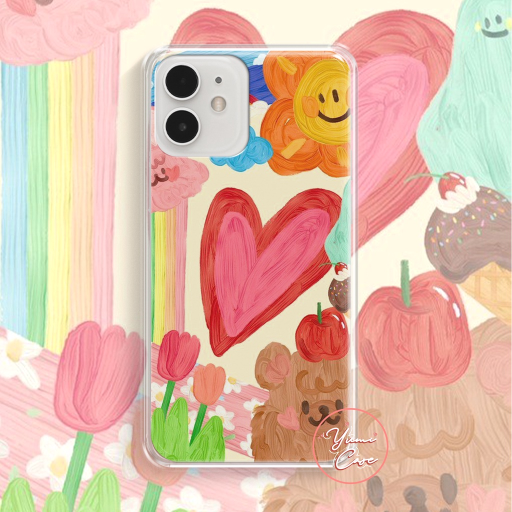 Ốp lưng điện thoại cho Oppo A91/ A52/ A72/ A92/ A3s/ A5 2018/ A5s/ A7 TRANH VẼ 6-7 Yumi Case