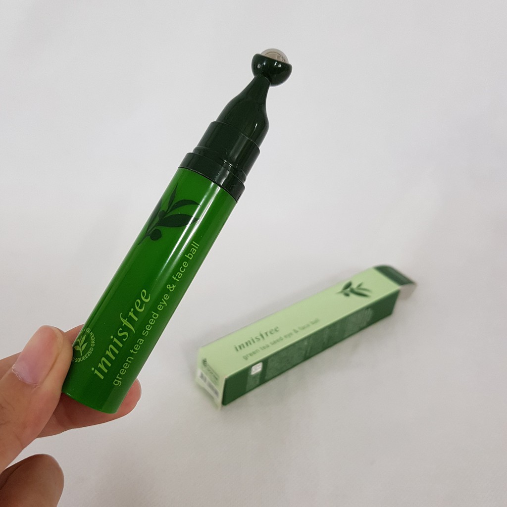 Thanh Lăn Dưỡng Mắt Và Da Mặt Innisfree Green Tea Seed Eye &amp; Face Ball