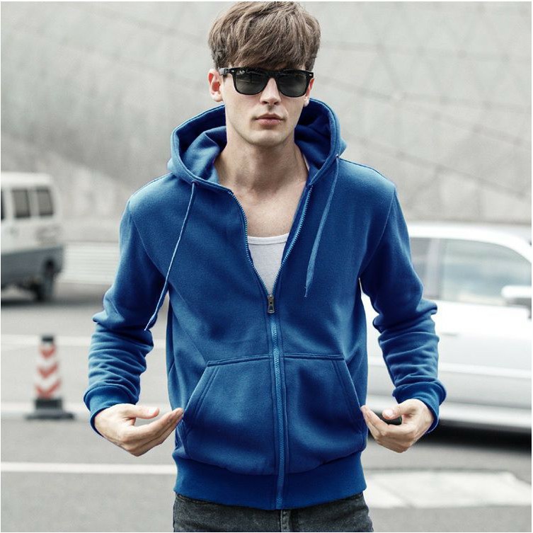 Áo hoodie zipper unisex - Áo khoác nỉ dây kéo nón 2 lớp dày dặn chất lượng đẹp