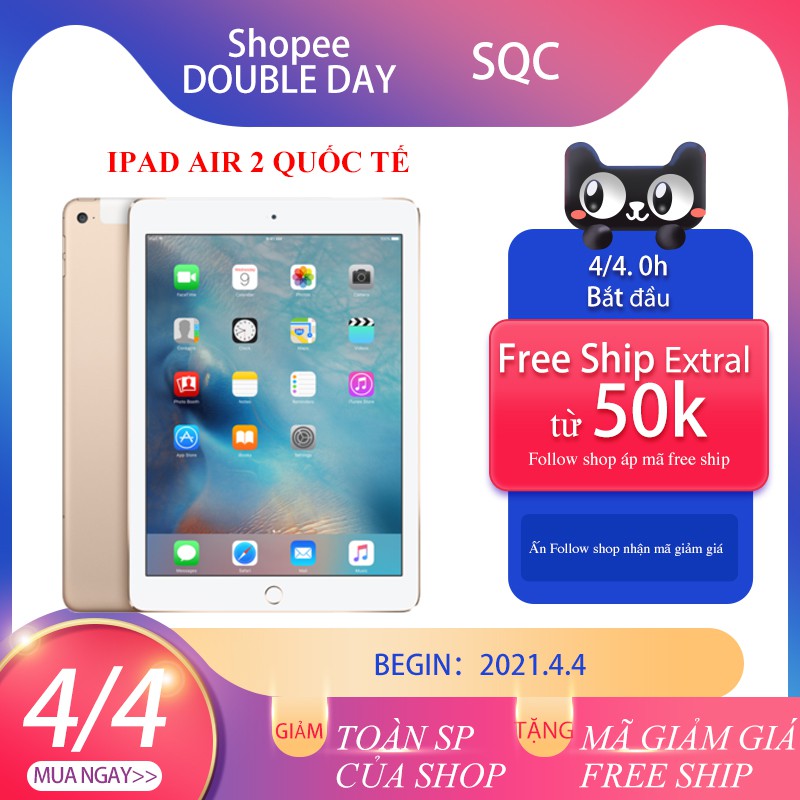 Máy tính bảng ipad Air 2 shop uy tín bảo hành 6 tháng 1 đổi1  tại nhà trong 30 ngày | BigBuy360 - bigbuy360.vn