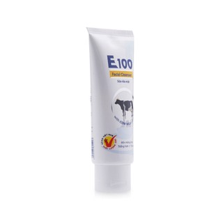 E100 Bò 50ml - 80ml -Sữa rửa mặt trắng da