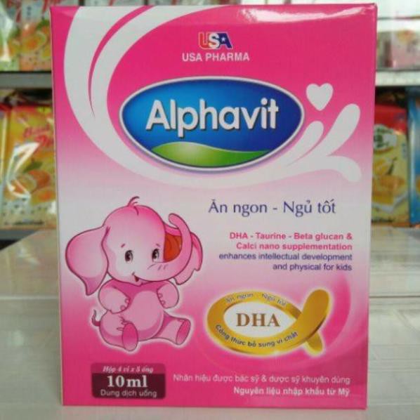 Alphavit ăn ngon giúp bé ăn ngon ngủ tốt bé thông minh, hỗ trợ bé kén ăn, ngủ khôngngon giấc