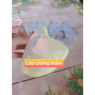 Yếm tròn buộc dây cho bé
