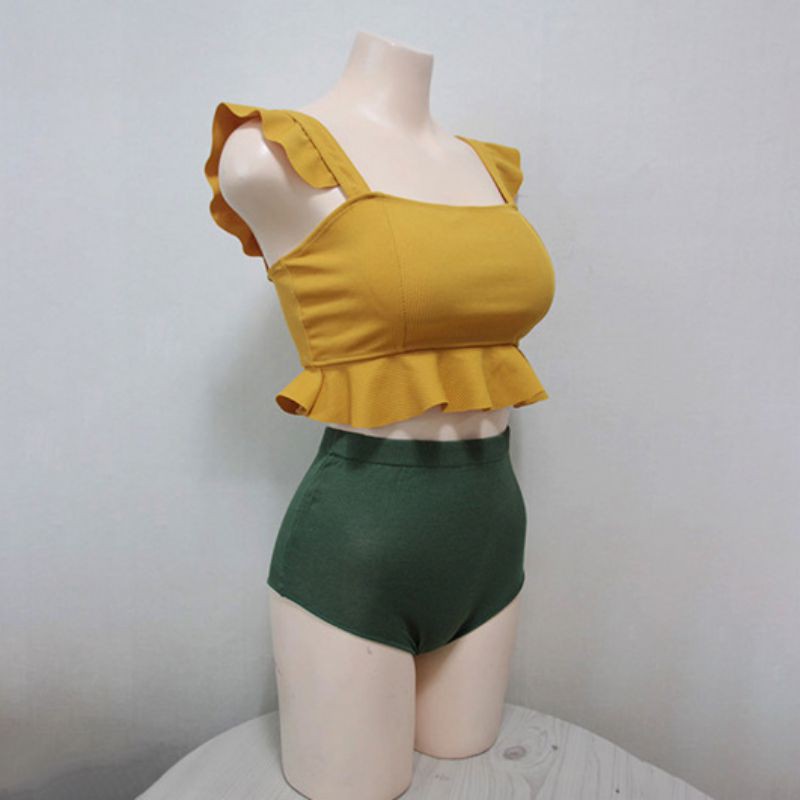 Bộ Đồ Bơi Lưng Cao Dáng Ôm Thời Trang Cho Nữ | BigBuy360 - bigbuy360.vn