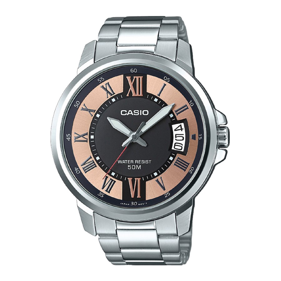 Đồng hồ Casio Nam - MTP-E130D-1A2VD - Dây Kim Loại