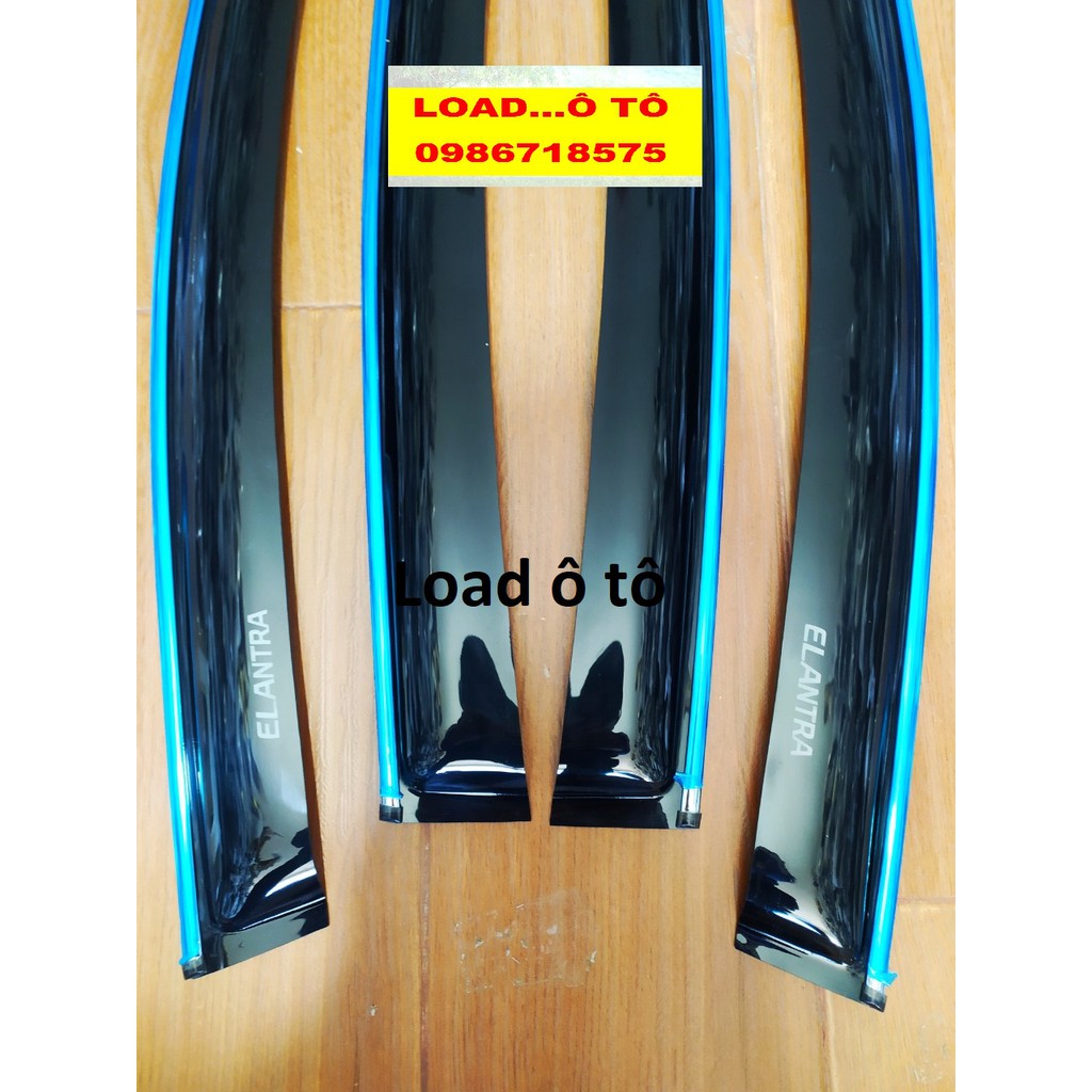 Vè Che Mưa Xe Huyndai Elantra 2023-2016 Mẫu Chỉ Inox Cao Cấp