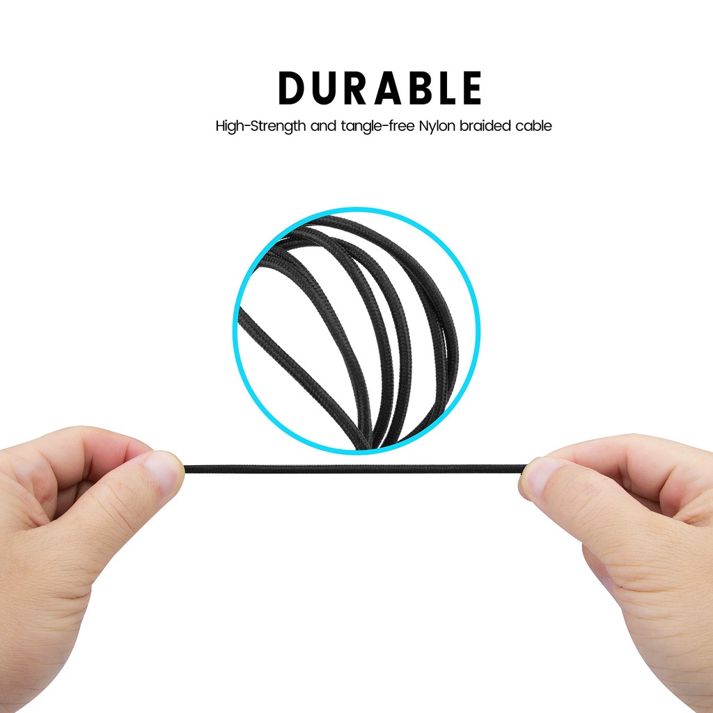 Dây cáp sạc và truyền dữ liệu USB thay thế cho tai nghe Logitech G633 G933 G633S G933S chất lượng cao