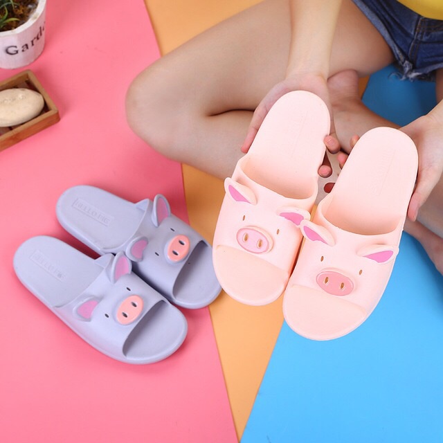 Dép Heo Kute Cao Su Đúc Dẻo Size 37-40 - Lucky Girl shop
