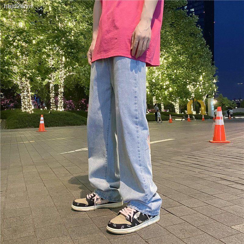 Quần jeans dài ống rộng thời trang cá tính năng động cho nam