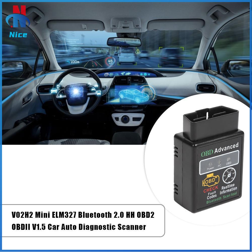 Thiết Bị Chẩn Đoán Lỗi Xe Hơi Mini Elm327 Bluetooth 2.0 Hh Obd2 V1.5