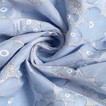 [MURIOKI] Đầm Chiffon Chữ A Cổ Vuông Tay Phồng In Họa Tiết Phong Cách Hàn Quốc Thời Trang Quyến Rũ Cho Nữ