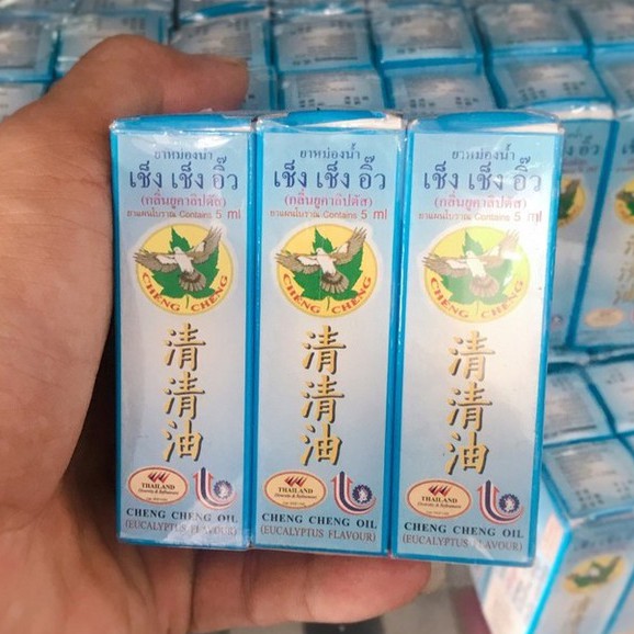 Lốc 6 Chai Dầu Gió Cheng Cheng Oil Thái Lan