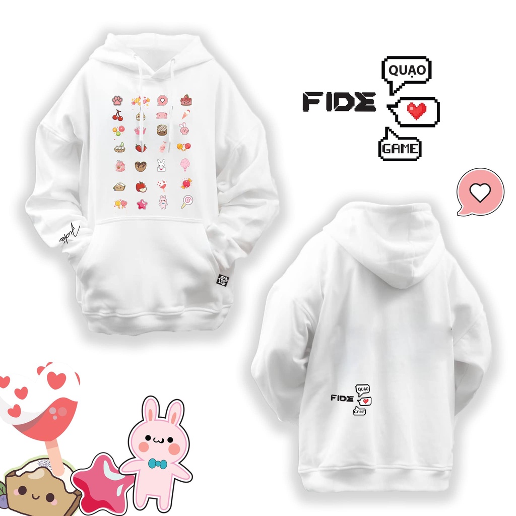 Áo Hoodie FIDE ulzzang unisex QUẠO