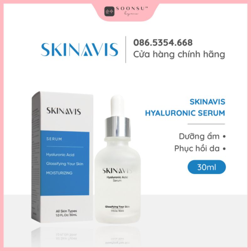 Tinh Chất Cấp Ẩm Phục Hồi SKINAVIS Hyaluronic Acid & Niacinamide + B5