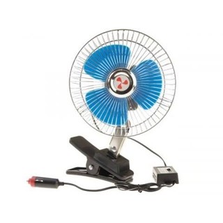 Quạt Mini Kẹp Trên Xe Ô Tô 12V (HỘP XANH)