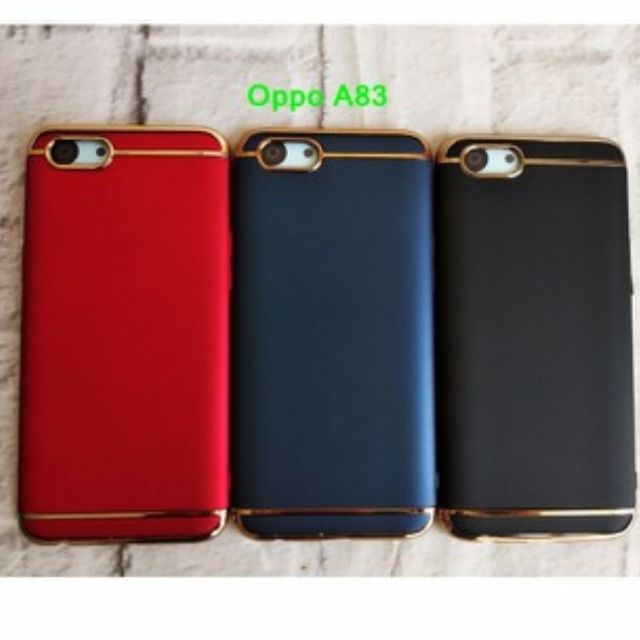 Ốp lưng 3 mảnh Plastic 360 cho oppo A83