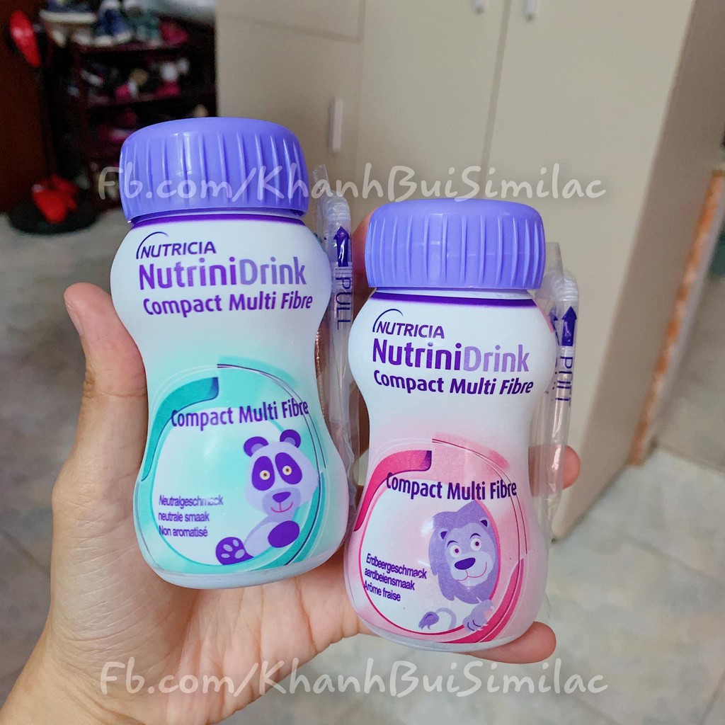 4 CHAI - Sữa nước Nutrinidrink cho bé suy dinh dưỡng 125ml