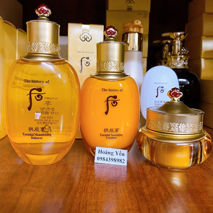 [TÁCH SET 3 SẢN PHẨM FULL SIZE] WHOO VÀNG DƯỠNG ẨM NÂNG CƠ NGĂN NGỪA LÃO HÓA-DATE 2024