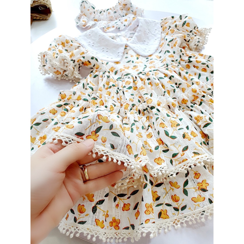 Váy trẻ em [⚡FREESHIP⚡TẶNG KÈM TURBAN] Váy đầm Thời Trang Hàng Thiết Kế Cao Cấp cho bé từ 1 - 8 Tuổi