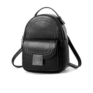 BALO MINI DA NỮ CHẤT ĐẸP BALOHOME NẠM ĐINH THỜI TRANG