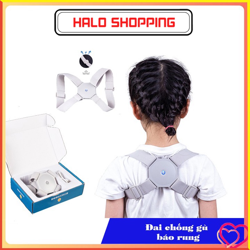 Đai Chống Gù Lưng Thông Minh Trẻ Em Báo Rung Nhật Bản