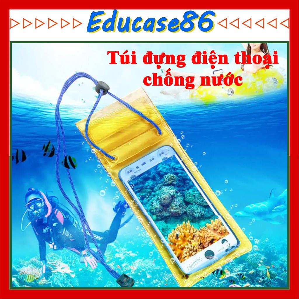 (Mới) Túi đựng điện thoại chống thấm nước loại xịn chính hãng quay phim, chụp hình dưới nước - Educae86