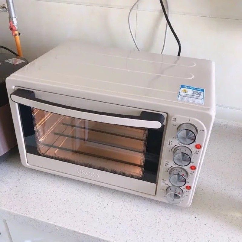 Lò nướng điện Ukoeo 32L tặng kèm khay nướng, giá inox