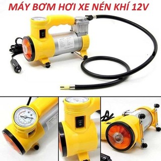 Máy bơm hơi xe mini 12v