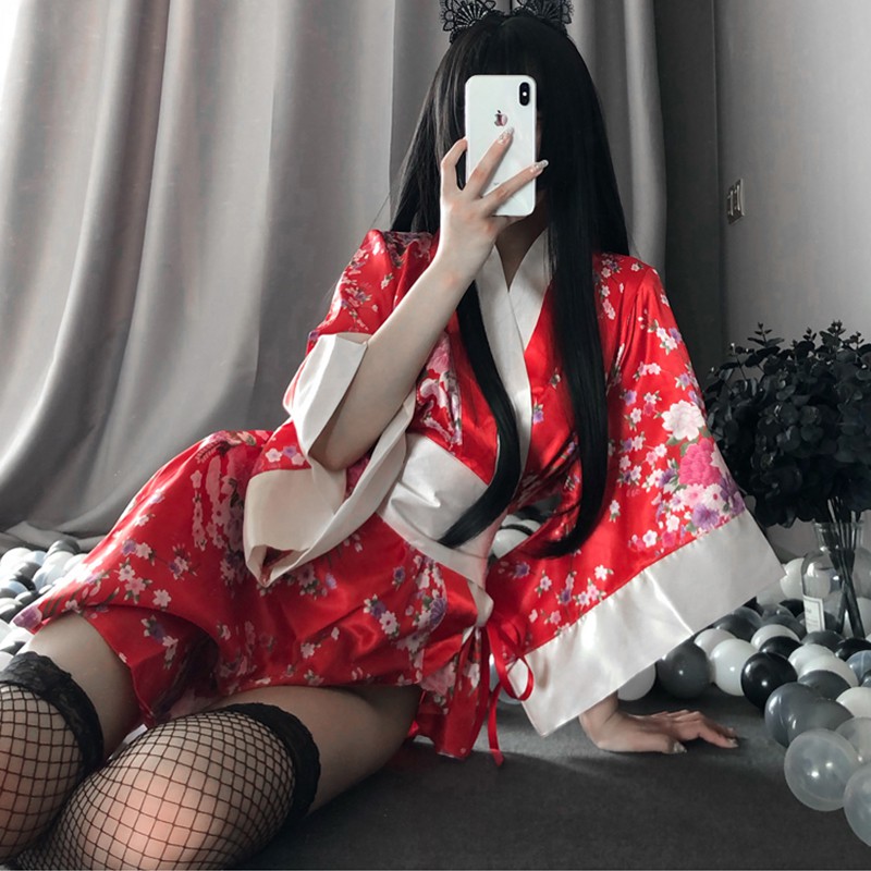 Bộ Đồ Ngủ Kimono Màu Hồng Phong Cách Nhật Bản Quyến Rũ Cho Nữ | BigBuy360 - bigbuy360.vn