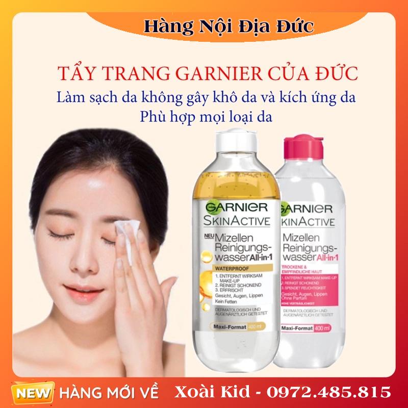 [Hàng nội địa Đức] Tẩy trang Garnier của Đức